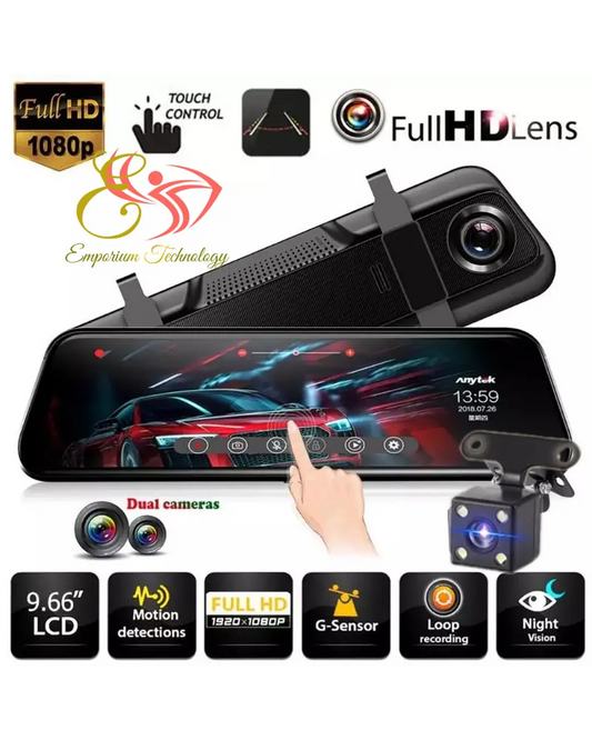 Espejo Retrovisor Full Hd Cámara