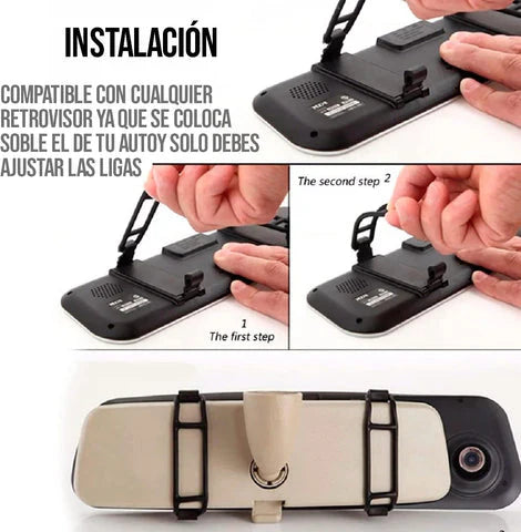 Espejo Retrovisor Full Hd Cámara