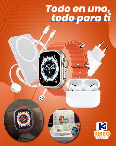 RELOJ Y AUDIFONOS COMBO X8